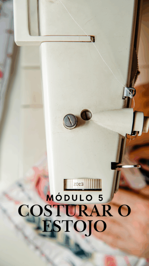 modulo 5 costurar o estojo